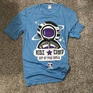 Three matching red green and blue T-shirts never worn size small